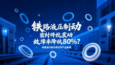 行业‌：铁路液压制动密封圈抗震动，故障率降低80%？