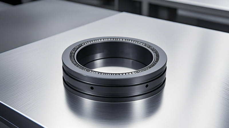 四氟双向弹簧泛塞封密封圈密封件油封 (1)