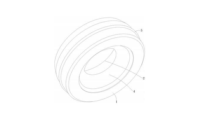 一种耐压油封件-图2新型的耐压油封件另一视角的立体图 一种耐压油封件-图2新型的耐压油封件另一视角的立体图
