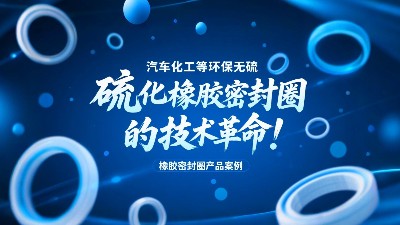 汽车化工等环保无硫硫化橡胶密封圈的技术革命！