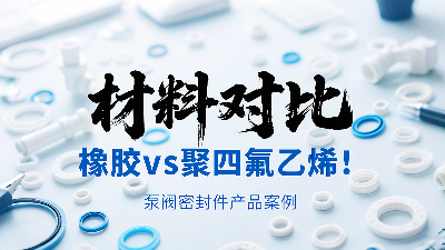 泵阀密封圈材料对比：橡胶vs聚四氟乙烯！‌