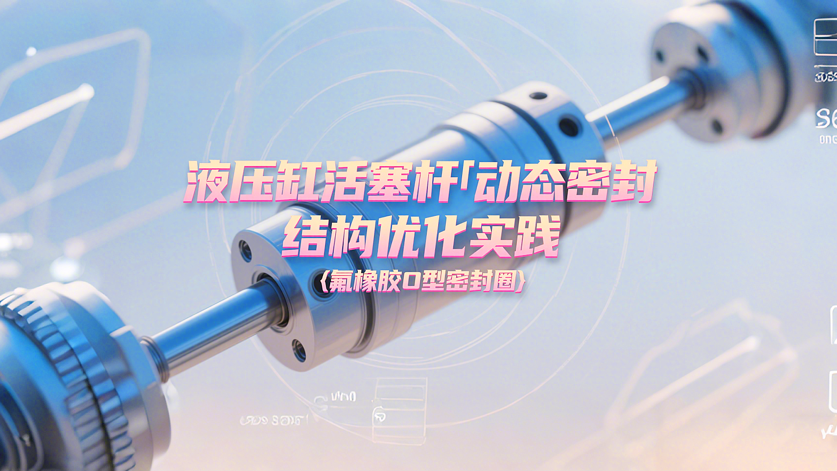 氟橡胶O型密封圈丨液压缸活塞杆‌动态密封中的结构优化实践！‌