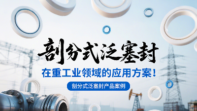 剖分式泛塞封密封圈产品案例 ® 在重工业领域的应用方案！