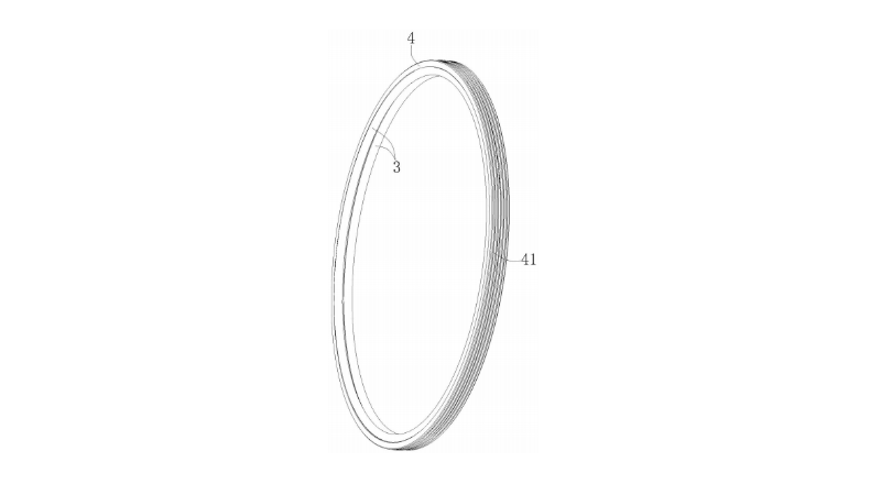 新型的两组密封组件的立体放大图2一种多组旋转密封件结构图