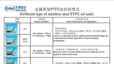 新版金属骨架油封介绍