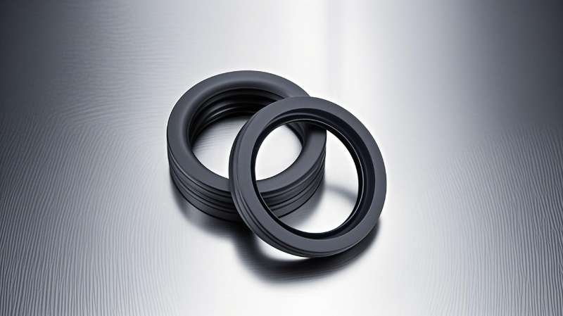 食品化工制药用轴孔用PTFE油封密封圈密封件 (1)