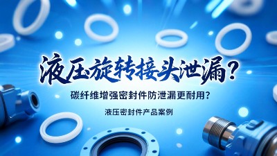 问题点‌：液压旋转接头泄漏？碳纤维增强密封圈防泄漏更耐用？