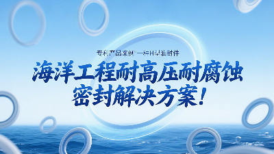 专利产品案例 ® 一种H型油封件：海洋工程耐高压耐腐蚀的密封解决方案！