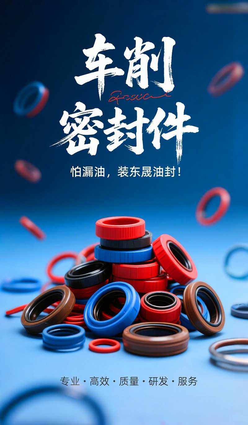 车削密封件材质PK：PTFE、PEEK、橡胶谁更强？2