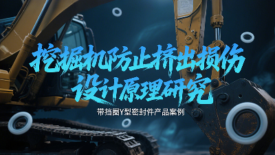 带挡圈Y型密封圈的挖掘机防止挤出损伤设计原理研究?